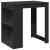 Masă de bar, negru, 102x70x103,5 cm, lemn prelucrat GartenMobel Dekor