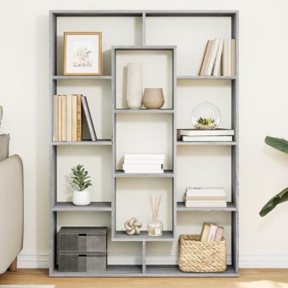 Bibliotecă, gri sonoma, 102x29x143 cm, lemn prelucrat GartenMobel Dekor