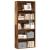 Bibliotecă, lemn vechi, 80x30x189 cm, lemn prelucrat GartenMobel Dekor