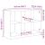 Dulap, stejar artizanal, 102x37x75,5 cm, lemn prelucrat GartenMobel Dekor