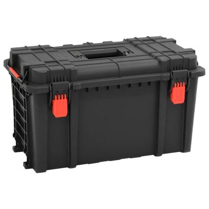 Carcasă de transport portabilă, negru, 57x35x32,5 cm, PP GartenMobel Dekor