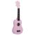 Set ukulele soprano, cu husă, pentru copii, roz, 21"      GartenMobel Dekor