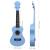 Set ukulele Soprano pentru copii, cu husă, bleu, 21" GartenMobel Dekor