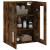 Dulap montat pe perete, stejar fumuriu, 69,5x34x90 cm GartenMobel Dekor