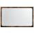 Oglindă de baie LED, stejar sonoma, 60x8,5x38 cm lemn prelucrat GartenMobel Dekor