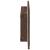 Oglindă de baie LED, stejar maro, 60x8,5x38 cm lemn prelucrat GartenMobel Dekor