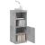 Servantă cu lumini LED, gri beton, 41x37x100 cm GartenMobel Dekor