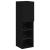 Comodă TV cu lumini LED, negru, 30,5x30x102 cm GartenMobel Dekor