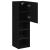 Comodă TV cu lumini LED, negru, 30,5x30x102 cm GartenMobel Dekor