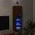 Comodă TV cu lumini LED, stejar maro, 30,5x30x102 cm GartenMobel Dekor