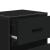 Noptiere, 2 buc., negru, 40x31x50 cm, lemn prelucrat GartenMobel Dekor