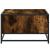 Măsuță de cafea stejar fumuriu 90x57x35cm lemn prelucrat/metal GartenMobel Dekor
