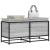 Cutie depozitare gri sonoma 100x40x51,5 cm lemn prelucrat GartenMobel Dekor