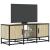 Dulap TV, stejar sonoma, 100x35x41 cm, lemn prelucrat și metal GartenMobel Dekor