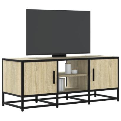 Dulap TV, stejar sonoma, 100x35x41 cm, lemn prelucrat și metal GartenMobel Dekor