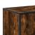 Dulap TV stejar fumuriu, 100x35x41 cm lemn prelucrat și metal GartenMobel Dekor