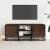 Dulap TV, stejar maro, 100x35x41 cm, lemn prelucrat și metal GartenMobel Dekor