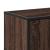 Dulap TV, stejar maro, 100x35x41 cm, lemn prelucrat și metal GartenMobel Dekor