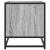 Dulap TV, gri sonoma, 120,5x40x46 cm, lemn prelucrat și metal GartenMobel Dekor