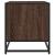 Dulap TV stejar maro, 120,5x40x46 cm, lemn prelucrat și metal GartenMobel Dekor