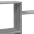 Raft de perete, gri sonoma, 159x18x65 cm, lemn prelucrat GartenMobel Dekor