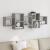 Raft de perete, gri beton, 129x18x42 cm, lemn prelucrat GartenMobel Dekor
