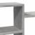 Raft de perete, gri beton, 129x18x42 cm, lemn prelucrat GartenMobel Dekor