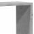 Raft de perete, gri beton, 129x18x42 cm, lemn prelucrat GartenMobel Dekor