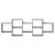 Raft de perete, gri beton, 129x18x42 cm, lemn prelucrat GartenMobel Dekor