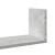 Rafturi perete, 3 buc., gri beton, 80x18x18 cm, lemn prelucrat GartenMobel Dekor