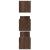 Rafturi de perete 3 buc. stejar maro 80x18x18 cm lemn prelucrat GartenMobel Dekor