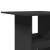 Masă de bar cu depozitare, negru, 60x60x102 cm, lemn prelucrat GartenMobel Dekor