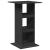 Masă de bar cu depozitare, negru, 60x60x102 cm, lemn prelucrat GartenMobel Dekor