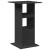 Masă de bar cu depozitare, negru, 60x60x102 cm, lemn prelucrat GartenMobel Dekor