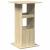 Masă bar cu depozitare stejar sonoma 60x60x102cm lemn prelucrat GartenMobel Dekor