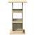 Masă bar cu depozitare stejar sonoma 60x60x102cm lemn prelucrat GartenMobel Dekor