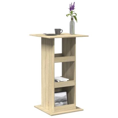 Masă bar cu depozitare stejar sonoma 60x60x102cm lemn prelucrat GartenMobel Dekor
