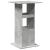 Masă bar cu depozitare, gri beton, 60x60x102 cm, lemn prelucrat GartenMobel Dekor