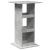 Masă bar cu depozitare, gri beton, 60x60x102 cm, lemn prelucrat GartenMobel Dekor