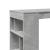 Masă de bar cu raft, gri beton, 102x50x103,5 cm, lemn prelucrat GartenMobel Dekor