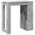 Masă de bar cu raft, gri beton, 102x50x103,5 cm, lemn prelucrat GartenMobel Dekor