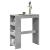 Masă de bar cu rafturi gri beton 90x40x103,5 cm lemn prelucrat GartenMobel Dekor