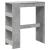 Masă de bar cu rafturi gri beton 90x40x103,5 cm lemn prelucrat GartenMobel Dekor