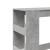 Masă de bar cu rafturi gri beton 90x40x103,5 cm lemn prelucrat GartenMobel Dekor