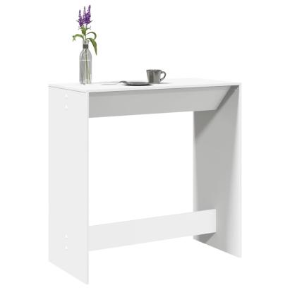 Masă de bar, alb, 102x50x103,5 cm, lemn prelucrat GartenMobel Dekor