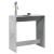 Masă de bar, gri beton, 102x50x103,5 cm, lemn prelucrat GartenMobel Dekor