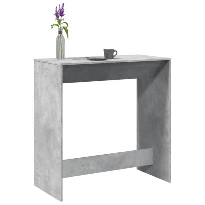 Masă de bar, gri beton, 102x50x103,5 cm, lemn prelucrat GartenMobel Dekor