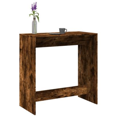 Masă de bar, stejar fumuriu, 102x50x103,5 cm, lemn prelucrat GartenMobel Dekor
