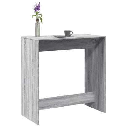 Masă de bar, Sonoma gri, 102x50x103,5 cm, lemn prelucrat GartenMobel Dekor