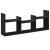 Dulap de perete, 100x18x40 cm, negru, lemn prelucrat GartenMobel Dekor